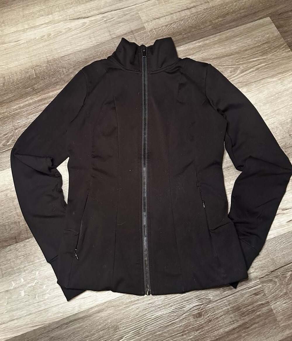 Everyday Extra Warm Jacket Women's Size S Black Full Zip Thumbhole